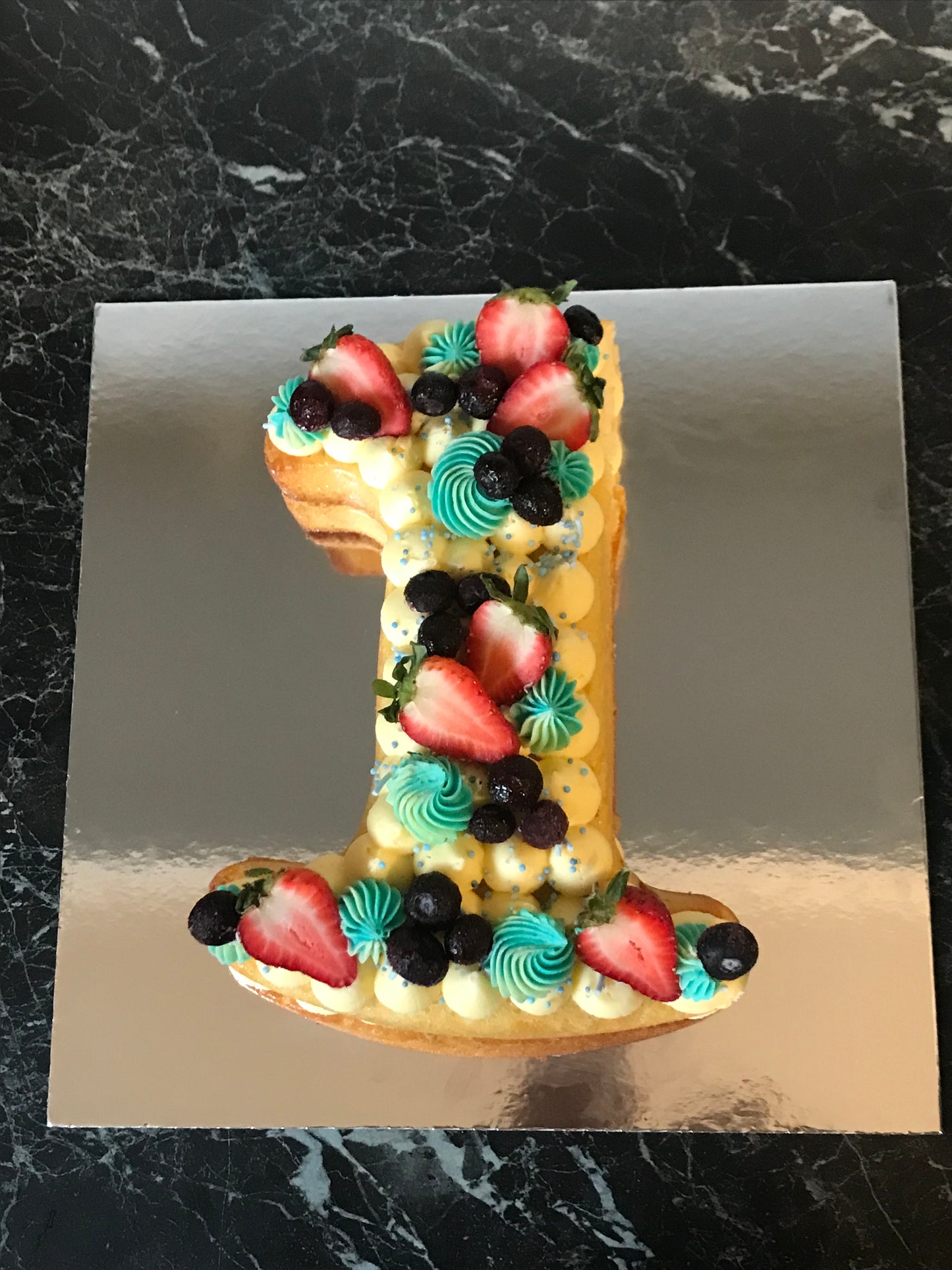 Single Figure Number Cake