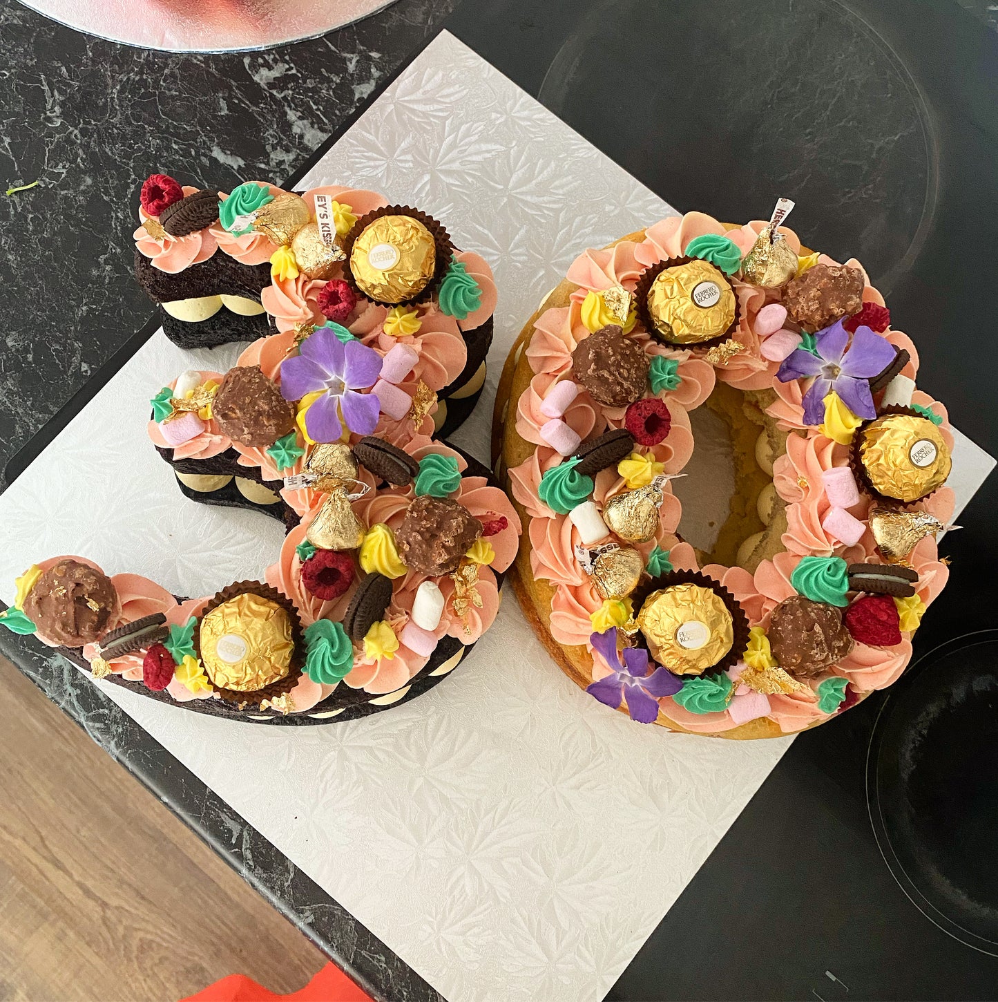 Double Figure Number Cake